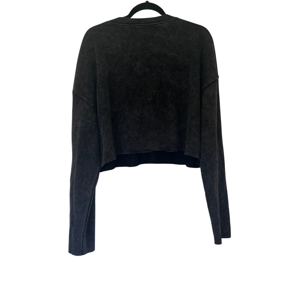 Black Long Sleeve Women's Top - Picture 3 of 3